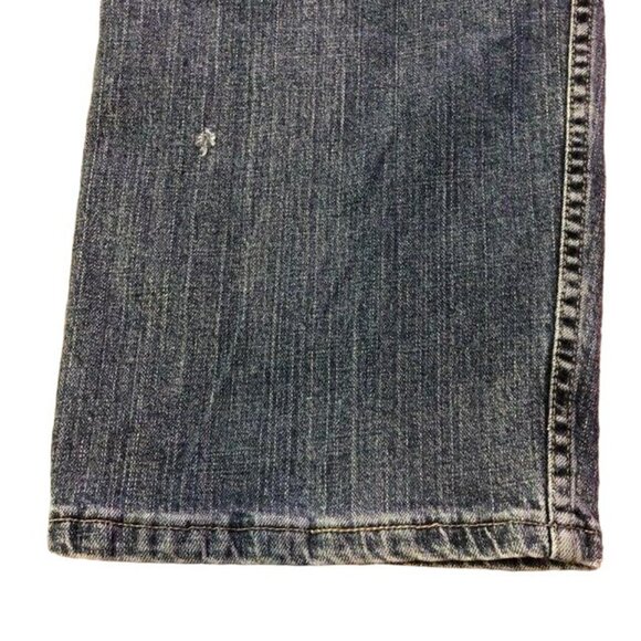 Wrangler Advanced Comfort Jeans Mens 46x34 Used Some Wear Relaxed Fit - Picture 11 of 12